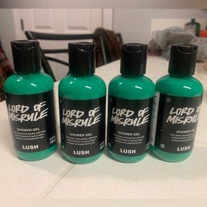 Lord of Misrule Shower Gel Body Wash 3.3 oz Set of 4